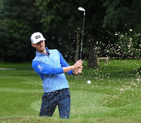 golf action shot